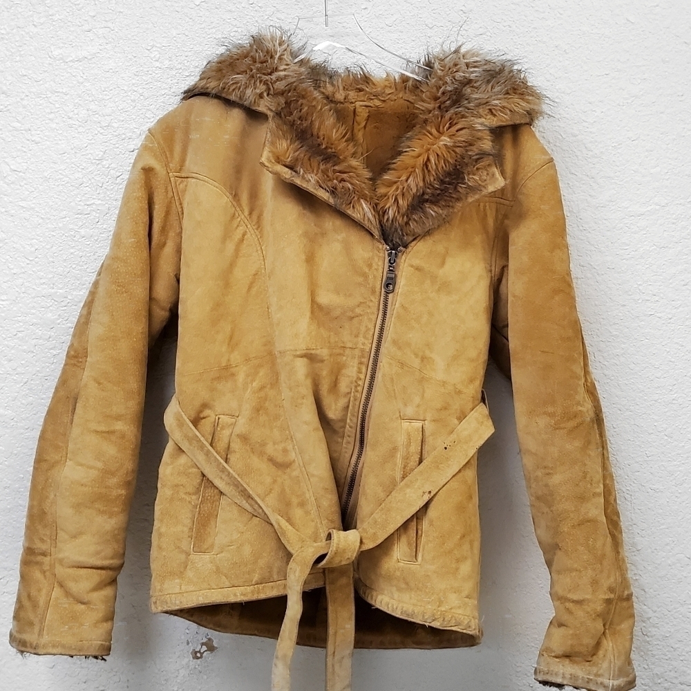 Wilson's Tan Leather Heavy Duty Jacket